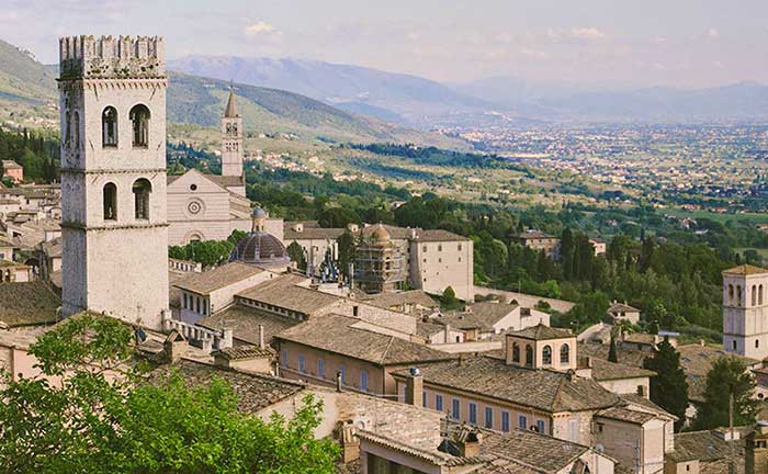 Gemütliches Ferienhaus im historischen Zentrum von Assisi. Assisi al Quattro Perugia, Umbrien, Italien